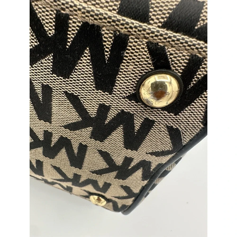 Boston Handbag With Monogram On CanvasMichael Kors Satchel